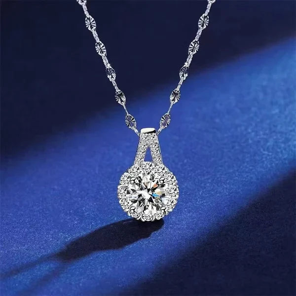 💎Official Store💎 S925 Sterling Silver Moissanite Sunflower Pendant Necklace⚡Limited Time Promotion⚡